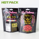 Sour Candy Bag Candy Packaging Resealable Smell Proof Zipper