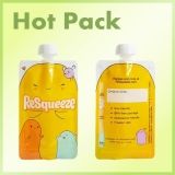 Baby food squeeze pouches for fruit puree packaging