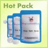 BPA free reusable baby food pouch