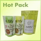 matte color zipper stand up bags